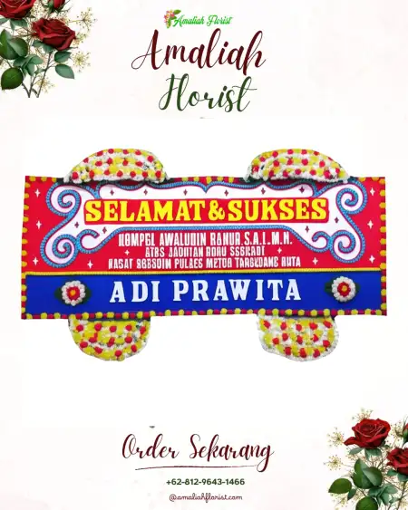 Papan Bunga Ucapan Selamat Menanggal